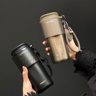 世大家保温杯男女高颜值大容量便携外带咖啡杯子学生新款陶瓷内胆