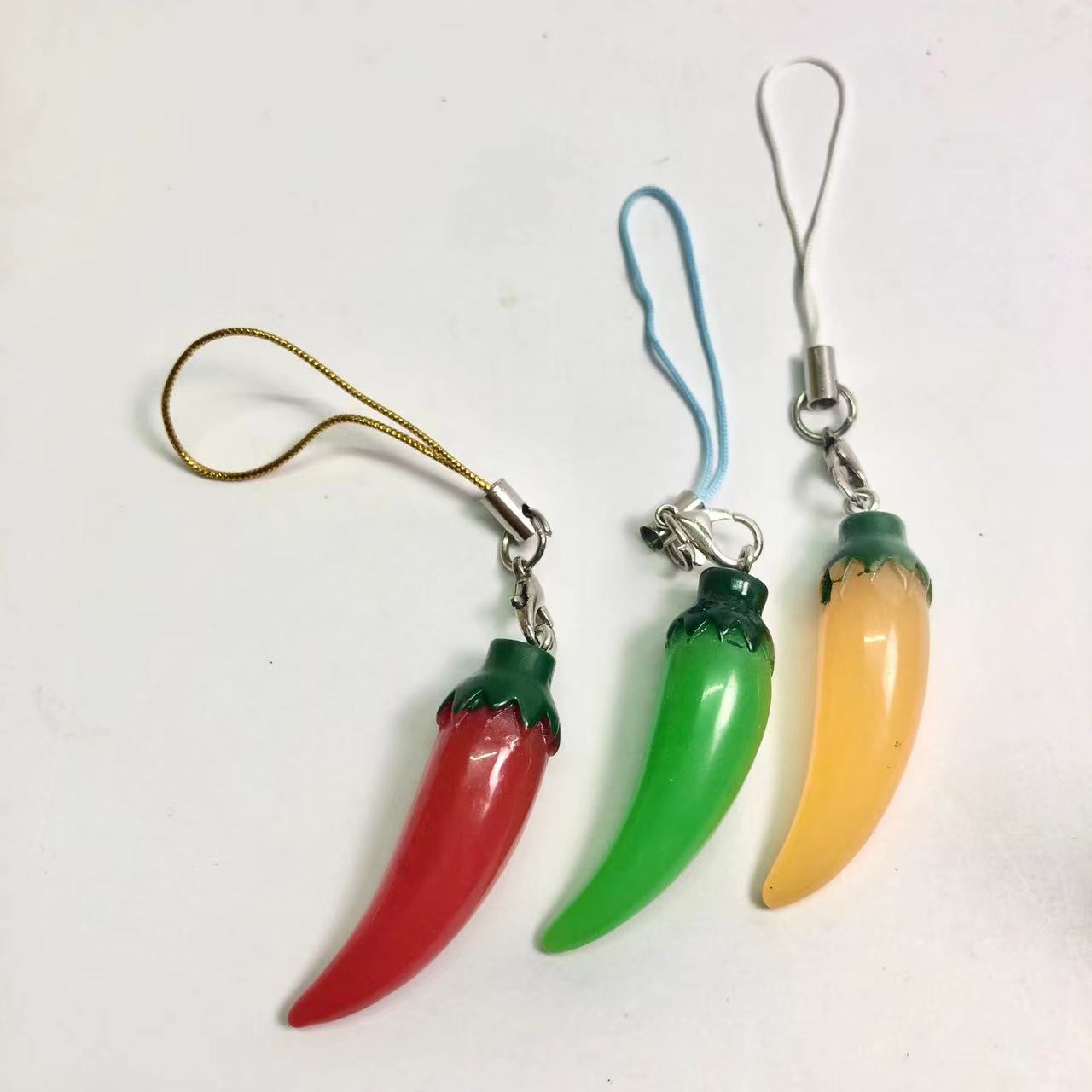 创意辣椒白菜包蛋萝卜南瓜树脂 仿真蔬菜水果挂饰礼品现货