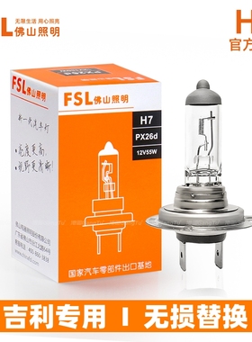 适配于吉利新帝豪EC7GLGS远景X6SUV/X1/X3近光远光卤素前大灯灯泡