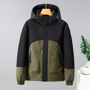 棉衣男冬季新款加厚保暖休闲棉服潮流工装男士防寒服外套北方棉袄