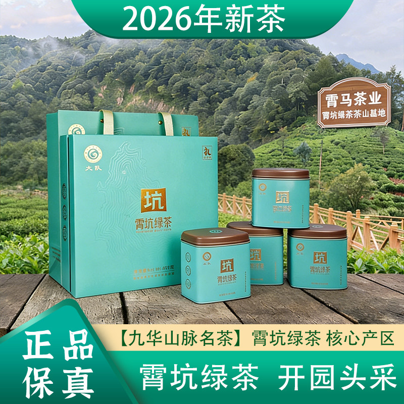 2026新茶安徽绿茶池州霄坑茶叶霄坑野生茶高山绿茶开园头采毛峰
