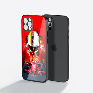 适用F1塞巴斯蒂安维特尔苹果13ProMax华为Mate40 P50小米11手机壳