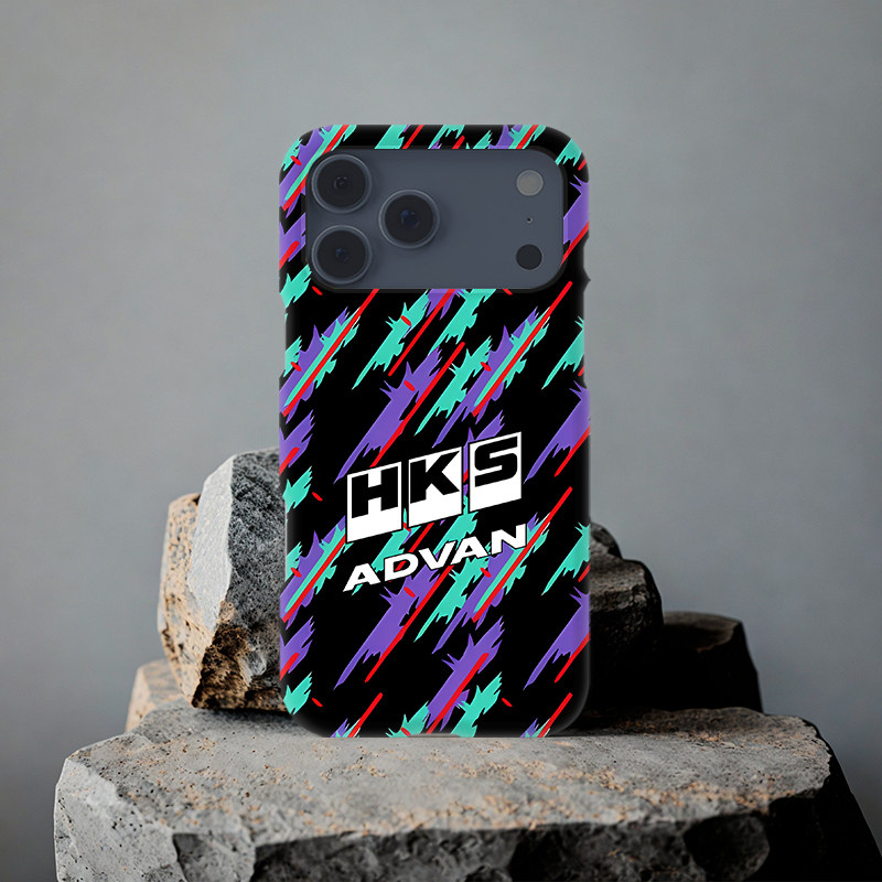 HKS涂装适用iPhone17 Air小米15红米K80至尊Vivo X300苹果16Pro MAX三星S24 Ultra一加ACE6华为Pura80手机壳