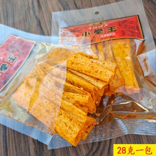 平江文杰小拳王辣片28g手撕豆皮手工辣条麻辣休闲零食小吃湖南特