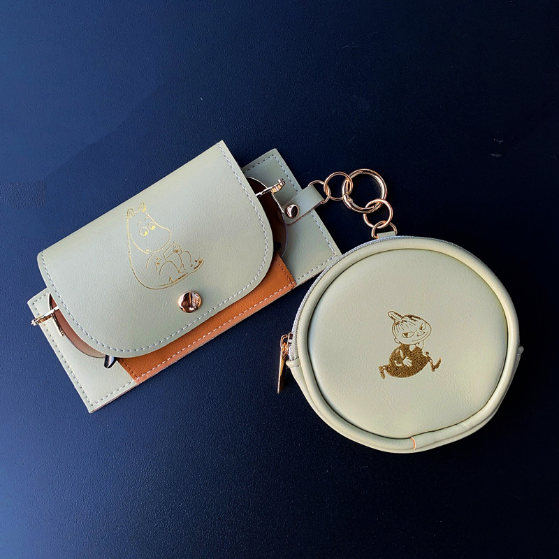 日系卡通可爱姆明亚美两件套