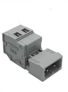 德国正品MCS针型接线端子公头2/4p针间距5.0mm231-602/231-604