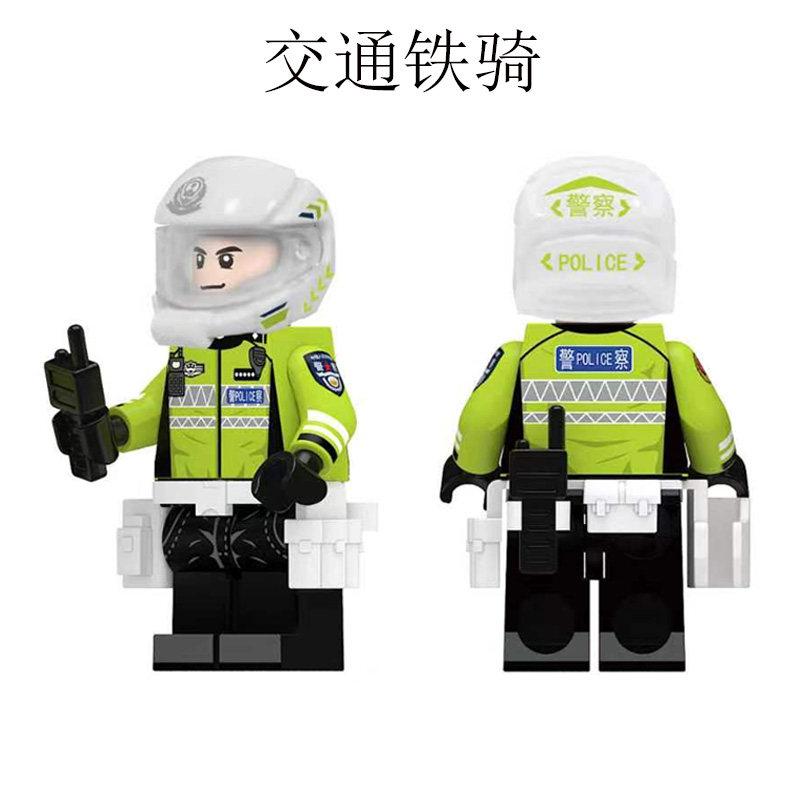 摩托车交通铁骑护卫队交警人仔