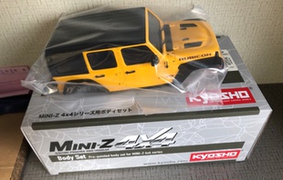 黄色 KYOSHO京商Mini Rubicon牧马人MXB01Y 4x4攀爬车壳JEEP