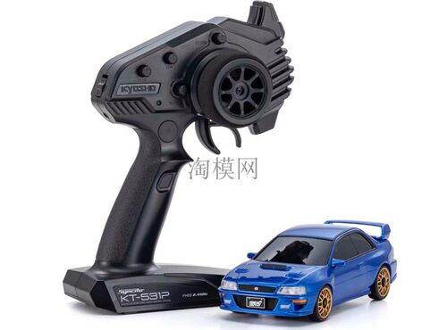 KYOSHO京商 MINI-Z AWD四驱遥控车斯巴鲁配KT-531P遥控器 32627BL