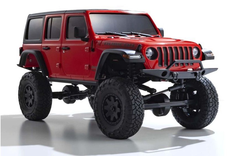 KYOSHO京商Mini-Z 4x4 像真攀爬吉普遥控车Jeep 牧马人红色32521R
