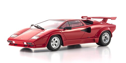 Kyosho京商1:18兰博基尼Countach LP5000 QV 18504R树脂 汽车模型