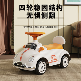 新款学步车儿童1-3周宝宝礼物玩具车防侧翻滑行车复古溜溜车