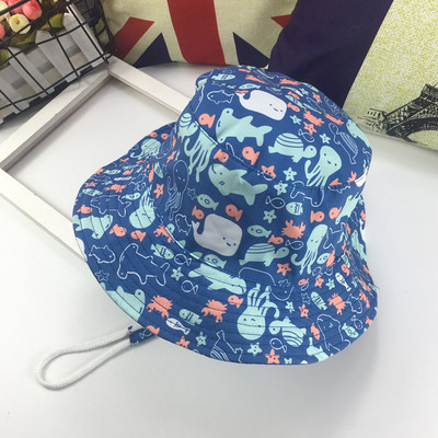 女童薄款婴儿大檐遮阳防晒帽