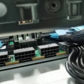 3090 H100 联想SR675 V3服务器GPU供电线12VHPWR转显卡电源线A100