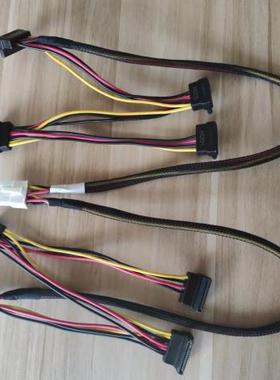 浪潮NF5270M5 5212M4 NF系列服务器8P转8个SATA硬盘背板供电源线