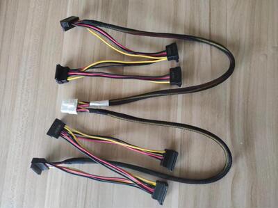 浪潮NF5270M5 5212M4 NF系列服务器8P转8个SATA硬盘背板供电源线