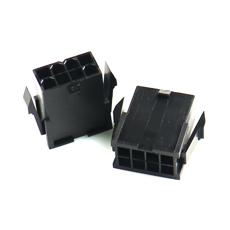 5559连接器插件5559-2*4   8pcpu有耳黑色双排mx4.2mm连接器插件