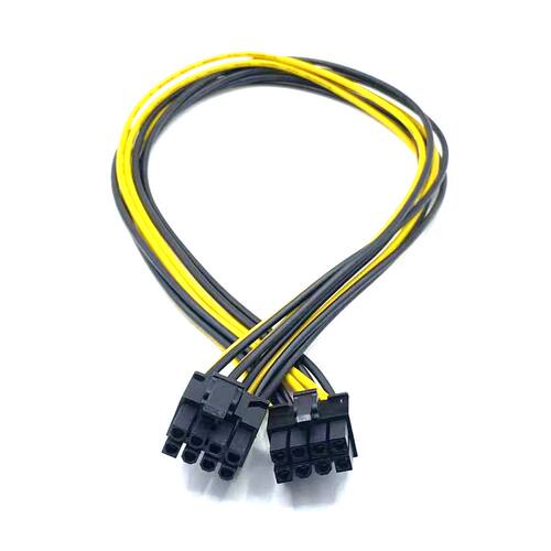 CPU 8pin公转显卡8pin(6+2)电源线 CPU 8P公头转显卡8P转接供电线