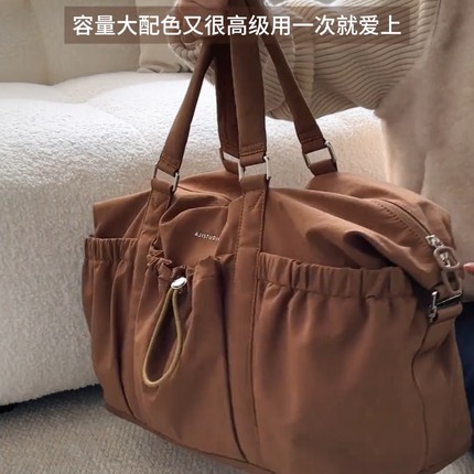 大容量旅行包女出差行李包防水手提袋轻便挎包运动健身包收纳袋