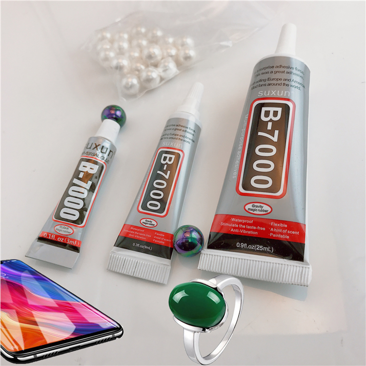 手工DIY饰品珠宝粘珍珠专用胶水B7000手机屏幕修复强力透明液