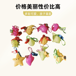 地推海洋馆挂绳带口哨小海豚动物发光小夜灯电子儿童玩具微商礼品