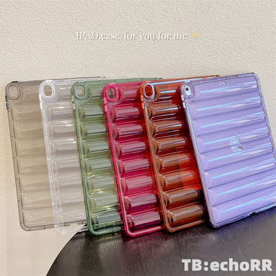 适用于iPadAir3平板保护套 气囊 羽绒服 透明 iPad10代 10.9寸 9 8 7 加厚 防摔 Pro11寸 全包 Air6 保护壳