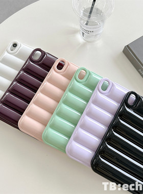 适用于iPadMini6平板保护套 羽绒服 亮面 Pro11寸 2024 加厚 气囊 iPad10代 10.9寸 9 8 7 软 Air6 5 4 防摔