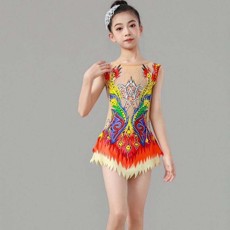 幼儿园艺术体操服啦啦操比赛服装竞技体操服训练表演男女套装儿童