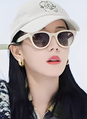 迪丽热巴同款墨镜女2024新款