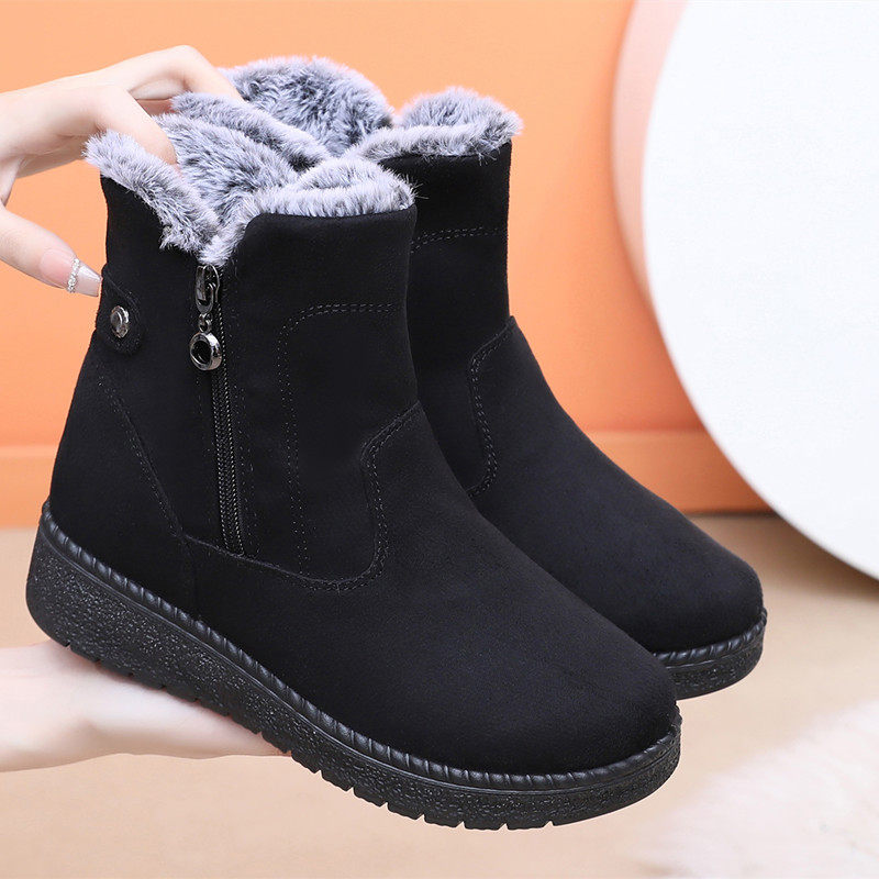 冬季高帮加绒女老北京布鞋女士加厚保暖妈妈鞋防滑耐磨大码女棉鞋,女鞋,时尚雪地靴,淘宝优惠券,粉丝福利购,淘宝优惠卷