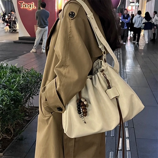 【镇店之宝】文淇同款山下百纳托特包女大容量垃圾袋通勤流浪包