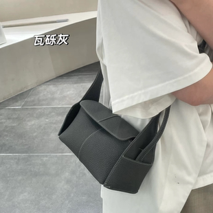 【镇店之宝】挂耳山下屋檐包mini小号女头层牛皮大容量斜挎hobo包