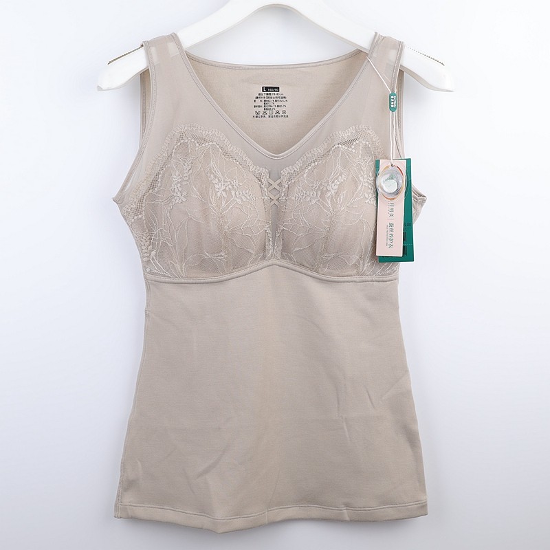 香月明美蚕丝润肤秋冬保暖内衣背心女免穿文胸养护修身内搭68889,女士内衣/男士内衣/家居服,保暖背心,淘宝优惠券,粉丝福利购,淘宝优惠卷
