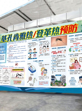 基孔肯雅热海报登革热防蚊灭蚊
