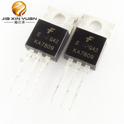 KA7809ETU TO-220插件三端线性稳压器IC芯片热卖爆款  全新原现货