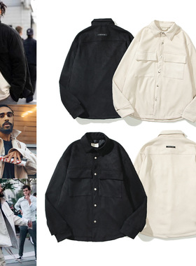 FEAR OF GOD 6TH重磅超强单品工装麂皮绒衬衫FOG男女秋冬装外套潮