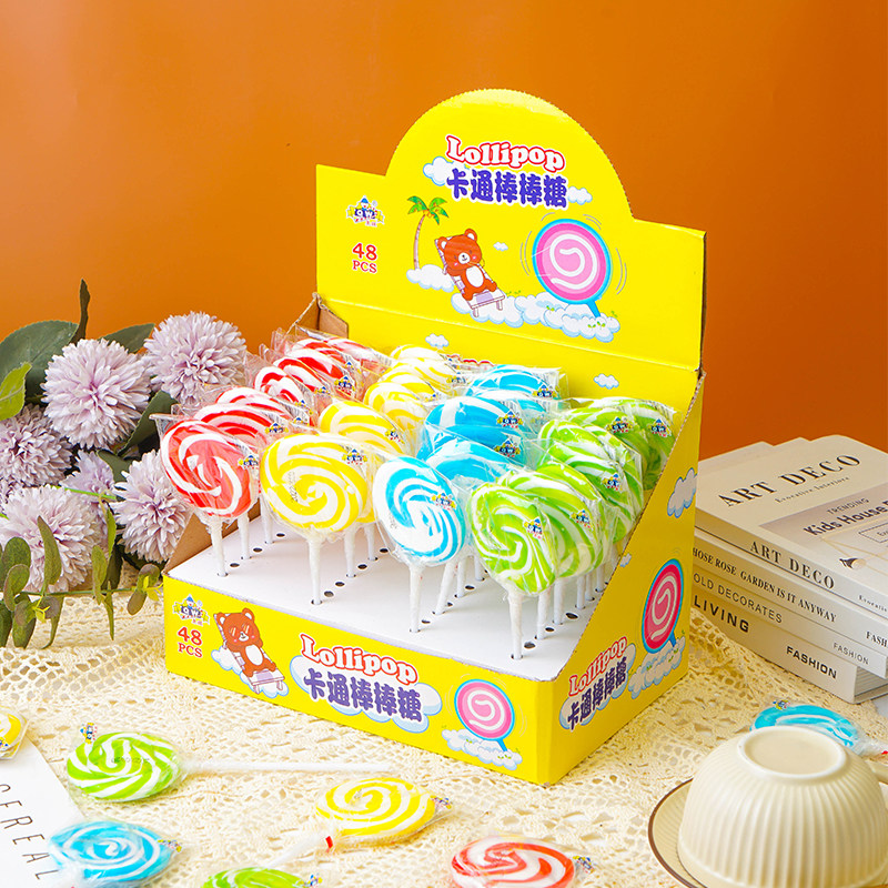 彩虹棒棒糖可爱创意波板糖25g创意网红高颜值节日礼物五彩小糖果