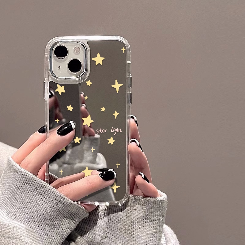 苹果13/14/15镜子可爱小新手机壳