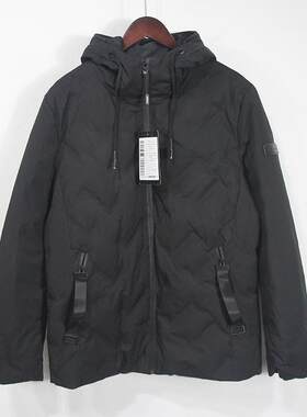 冬季男子90%白鸭绒羽绒服简约款