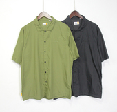 衬衫 外贸出口捡漏 格子布宽松潮流衬衣 超薄户外工装 短袖 夏季 男士