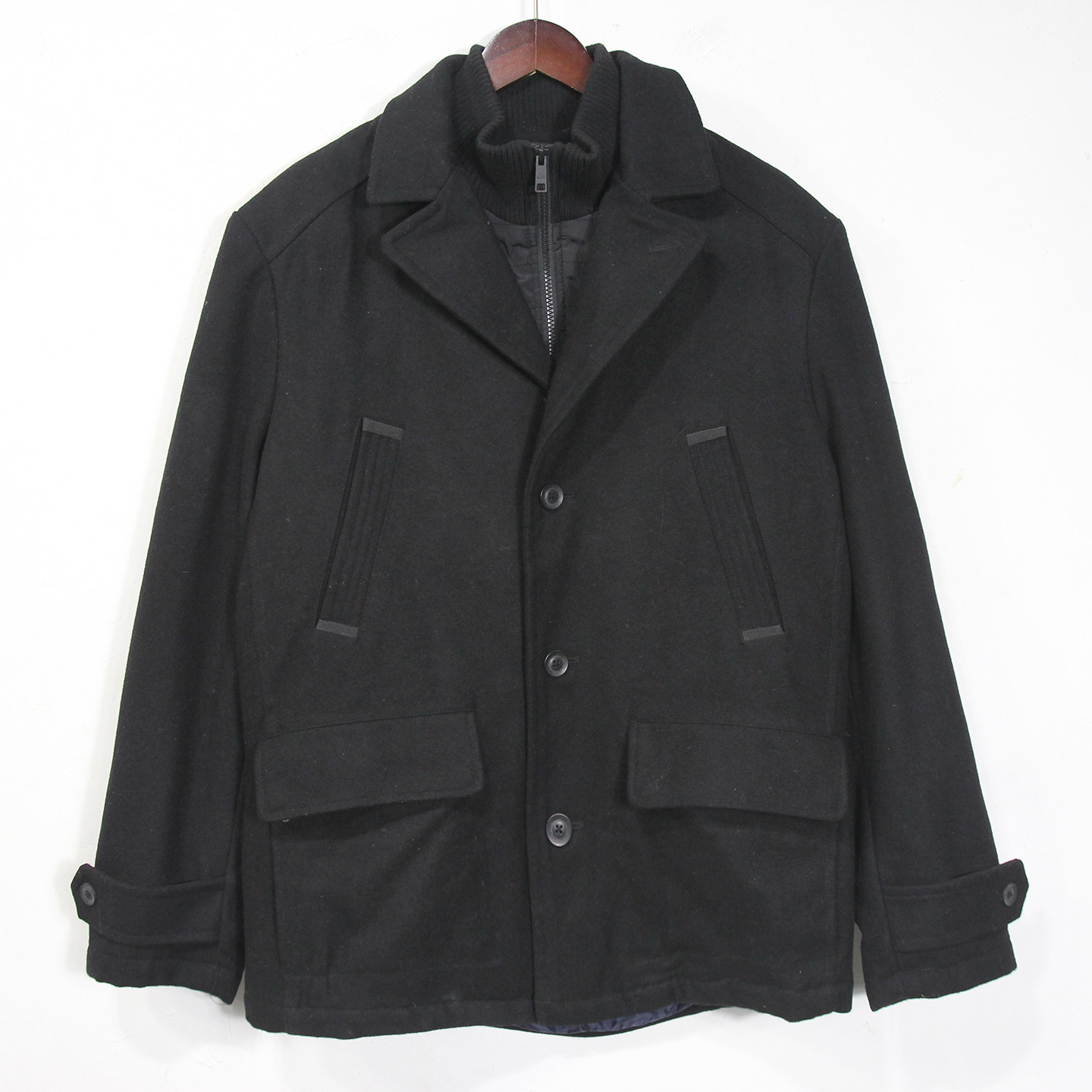 欧美单英伦风羊毛毛呢大衣~外贸冬季男子商务休闲毛呢保暖棉衣,男装,毛呢大衣,淘宝优惠券,粉丝福利购,淘宝优惠卷