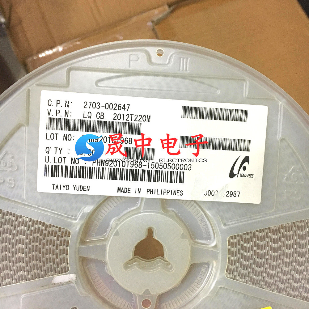 太诱贴片绕线电感 LQCB2012T220M 0805 22UH 单层密绕式电感