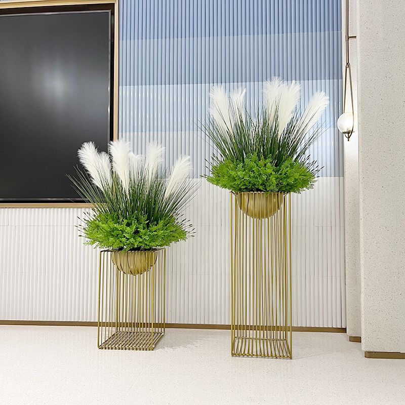 北欧简约铁艺落地式绿萝花架子创意阳台装M饰绿植架客厅花盆植物