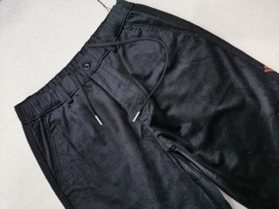 剩31码 2025秋冬 简约黑色系绳休闲裤 时尚 数 利牌厚条绒裤