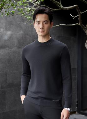 2026秋冬 利牌24QMS6071S男士百分百绵羊毛圆领套头毛衣175码