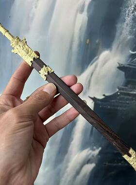 古代微缩小剑汉剑迷你古代名剑湛卢剑冷兵器摆件刀剑迷你剑未开刃
