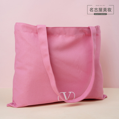 华伦天奴粉色托特包 专柜赠品大容量化妆包 出行便携手提收纳包