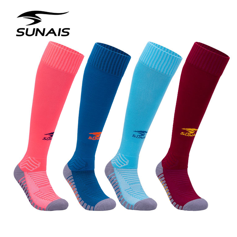 舒莱狮毛巾底专业训练足球袜