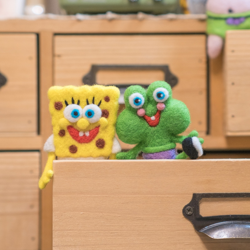 羊毛毡戳戳乐材料包diy手工制作