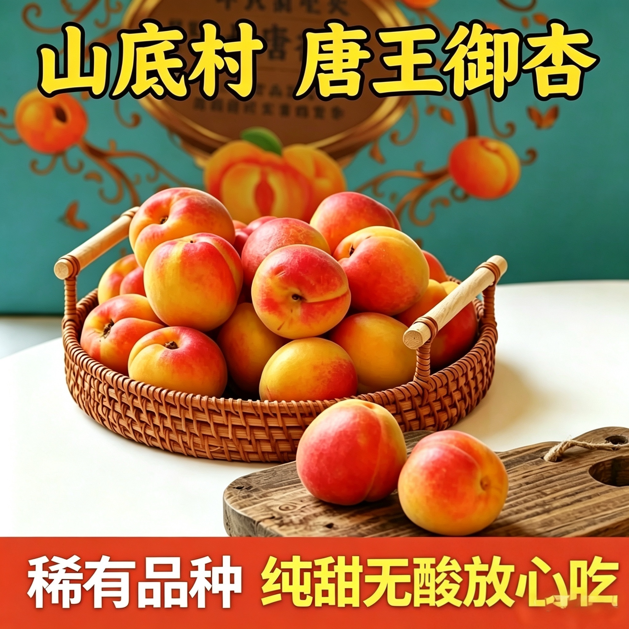 十年老店陕西礼泉袁家村唐王御杏梅杏甜杏甜仁大唐御杏山底御杏